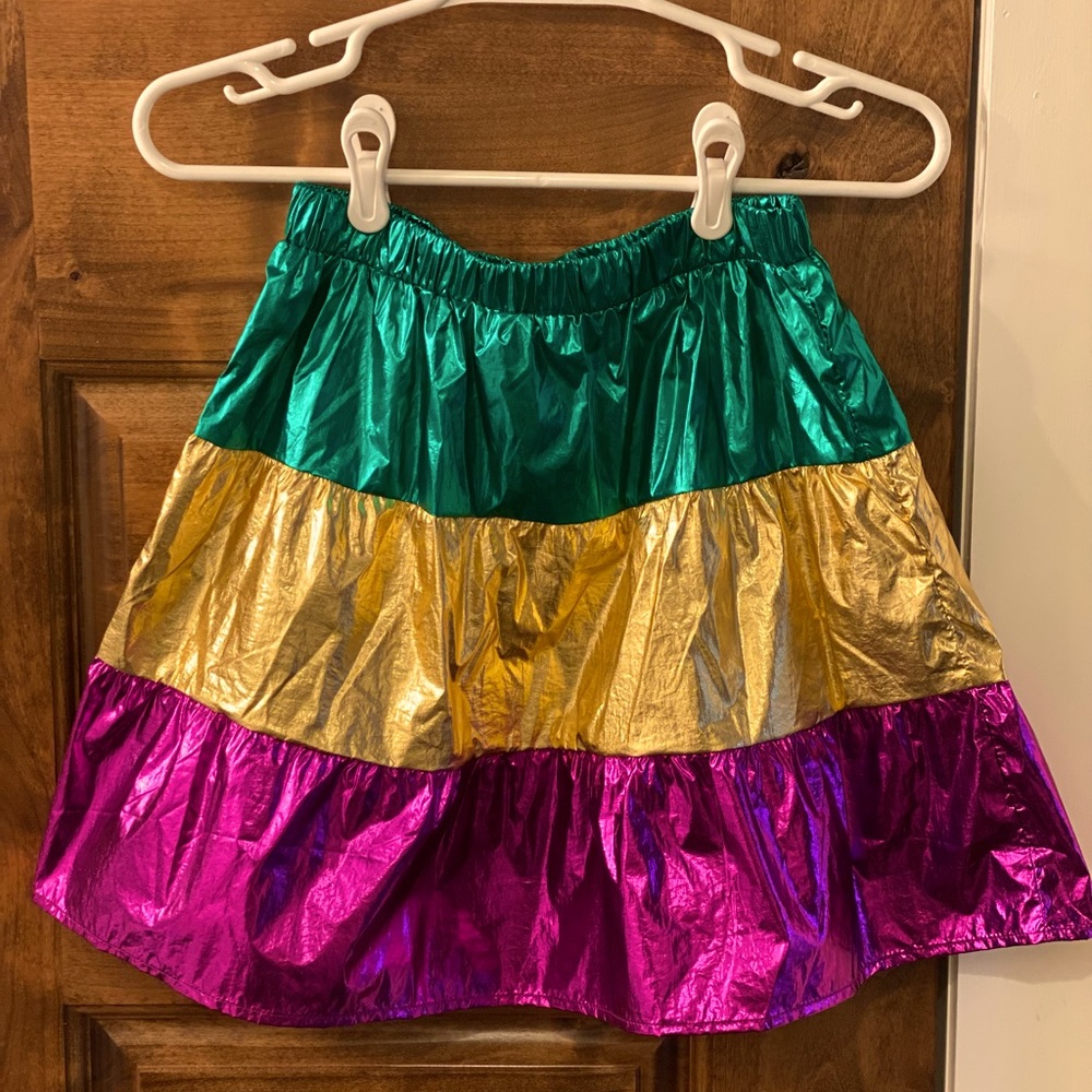 Mardi Gras skirt size small. Purchased from online boutique. NWT.